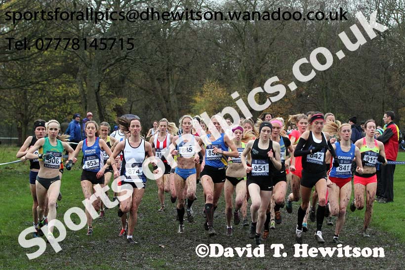 Senior women, British Athletics Liverpool Cross Challenge, Sefton Park, Liverpool. Photo: David T. Hewitson/Sports for All Pics
